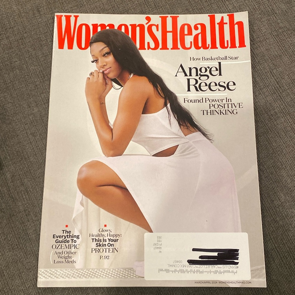 Women’s Health Magazine - March/April 2024 - Angel Reese - WNBA Chicago Sky